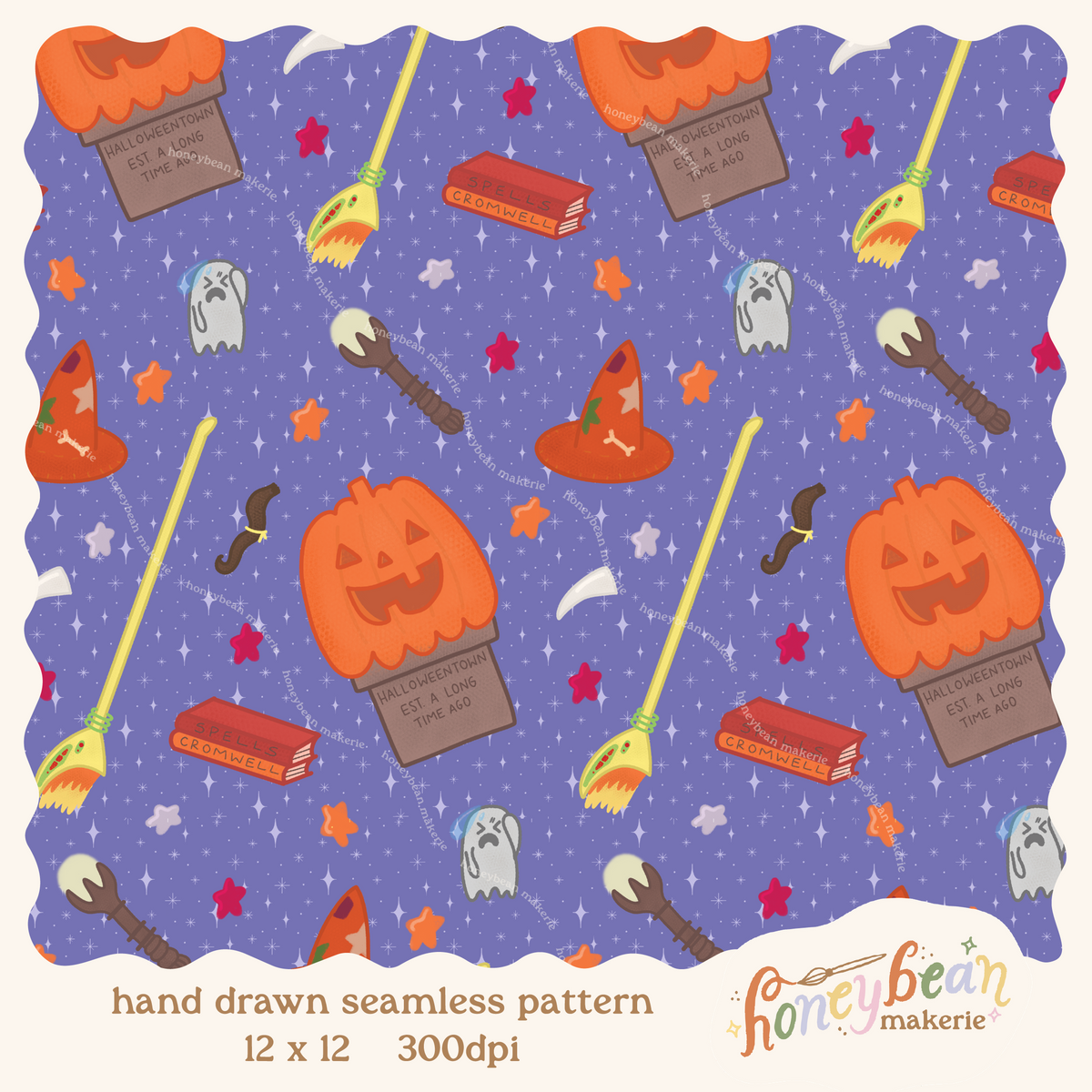Vastly Overrated Seamless Pattern