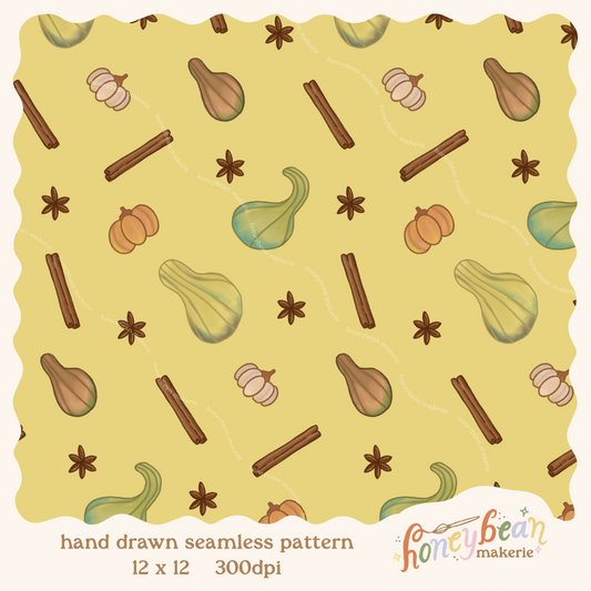 Gourdgeous Seamless Pattern