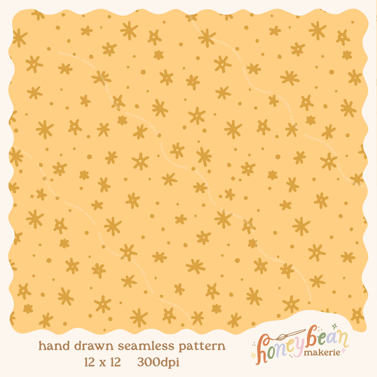 Bean's Cider Coordinate Seamless Pattern