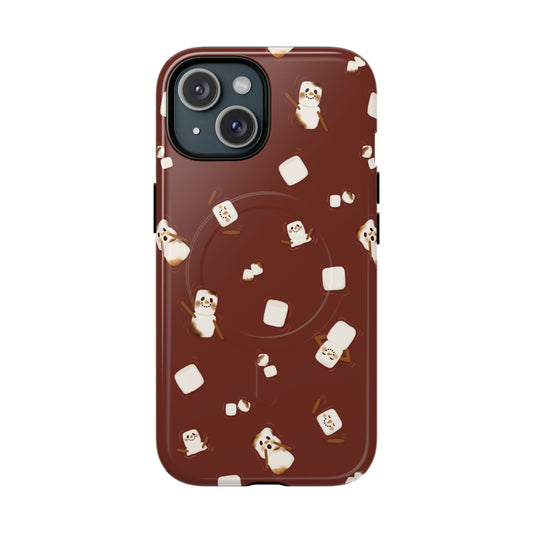 Snowman Cocoa Tough Magnetic iPhone Cases