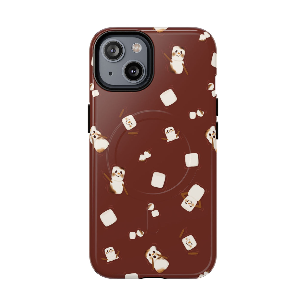 Snowman Cocoa Tough Magnetic iPhone Cases