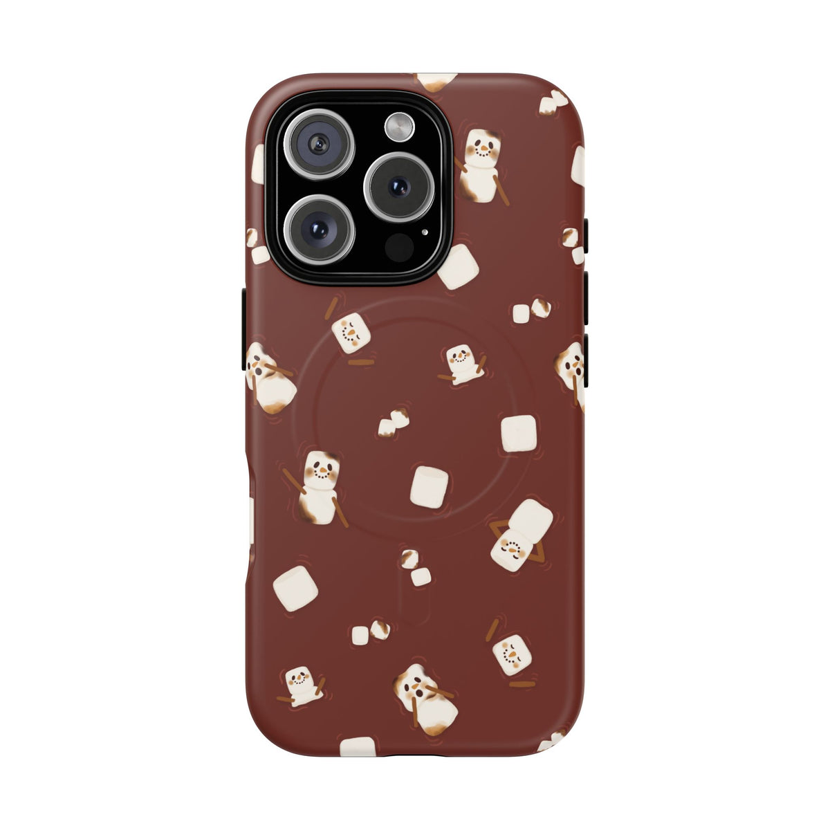 Snowman Cocoa Tough Magnetic iPhone Cases