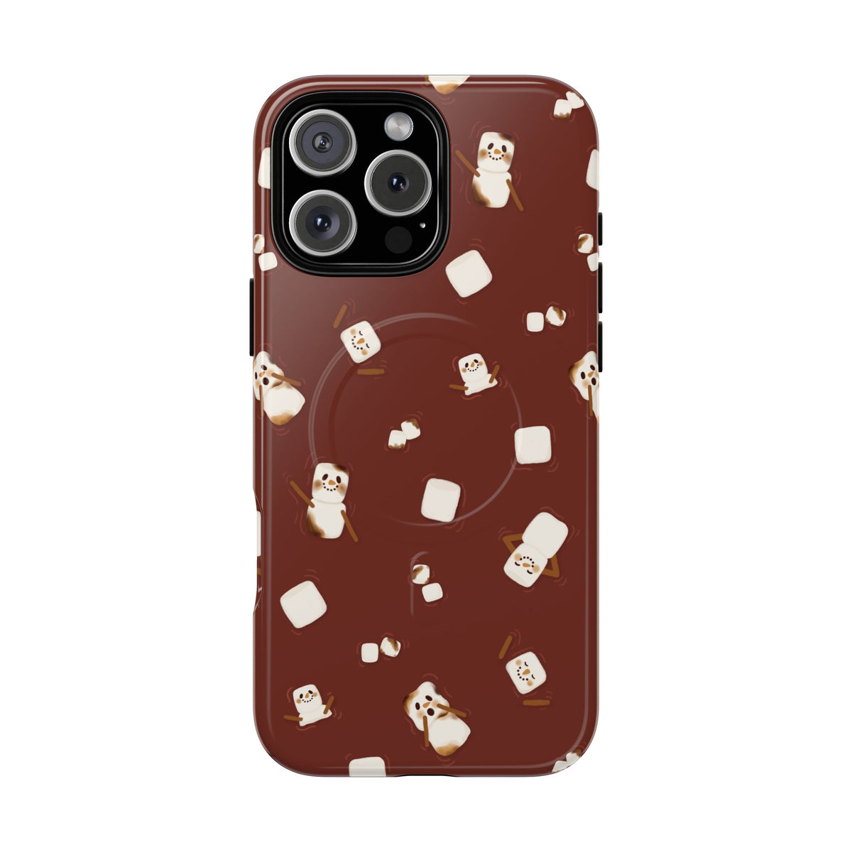 Snowman Cocoa Tough Magnetic iPhone Cases