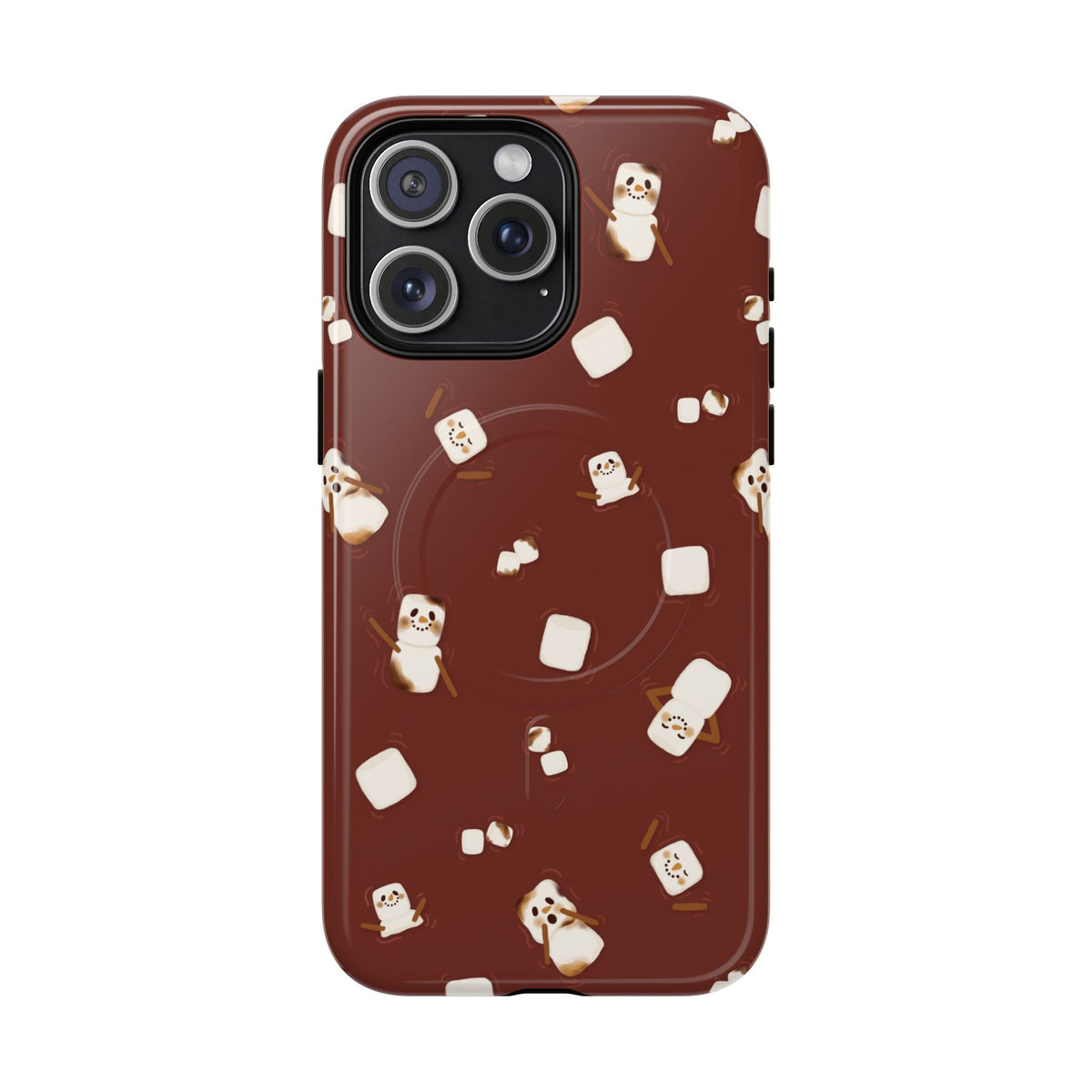 Snowman Cocoa Tough Magnetic iPhone Cases
