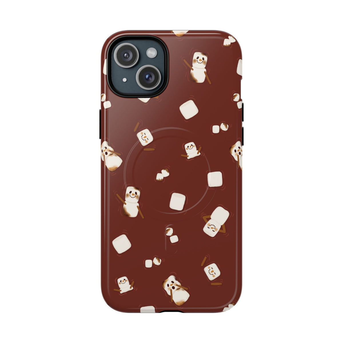 Snowman Cocoa Tough Magnetic iPhone Cases