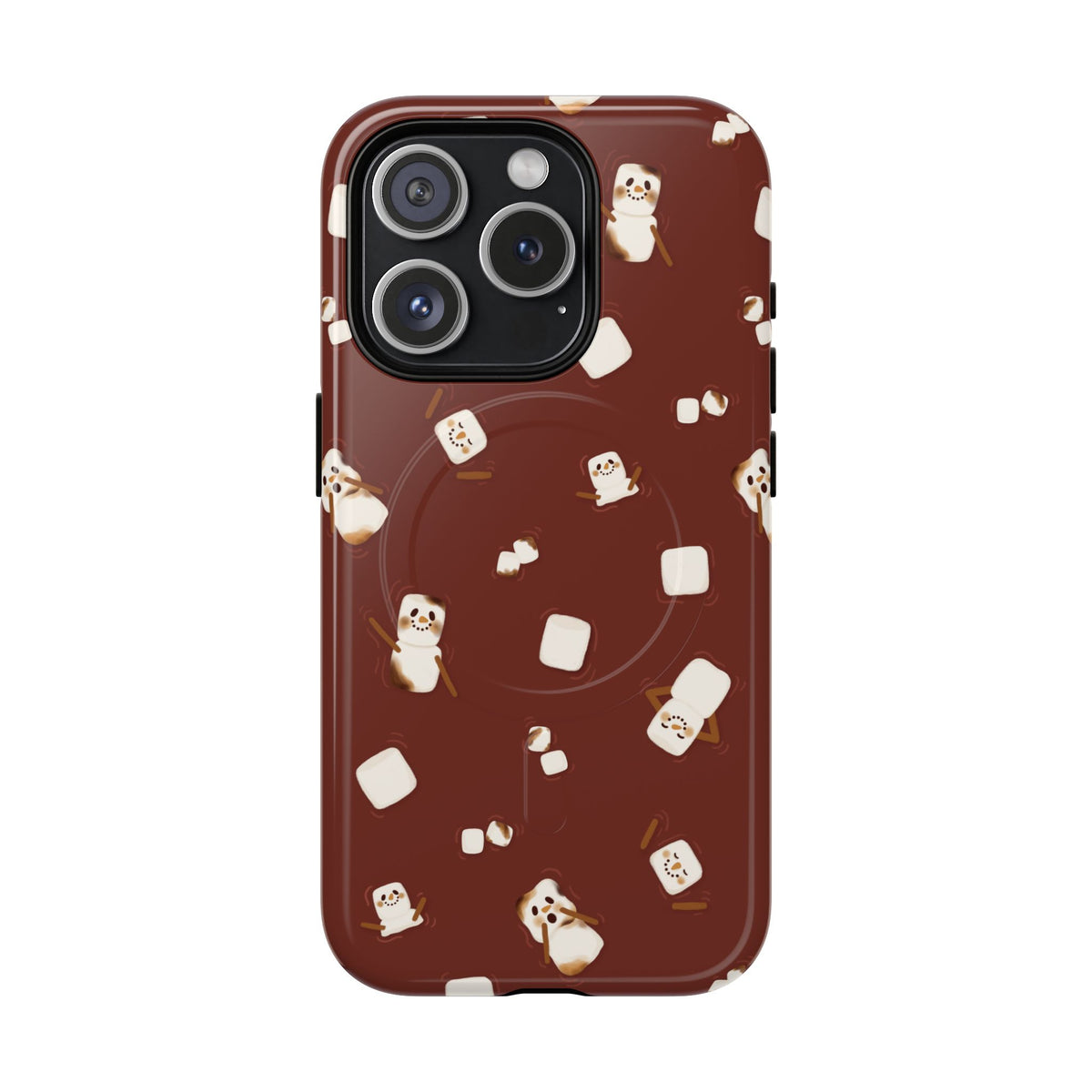 Snowman Cocoa Tough Magnetic iPhone Cases