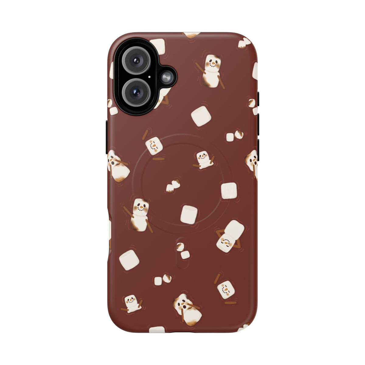 Snowman Cocoa Tough Magnetic iPhone Cases