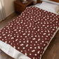 Snowman Cocoa Velveteen Plush Blanket