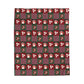 Snowman Cocoa Mugs Red Velveteen Plush Blanket