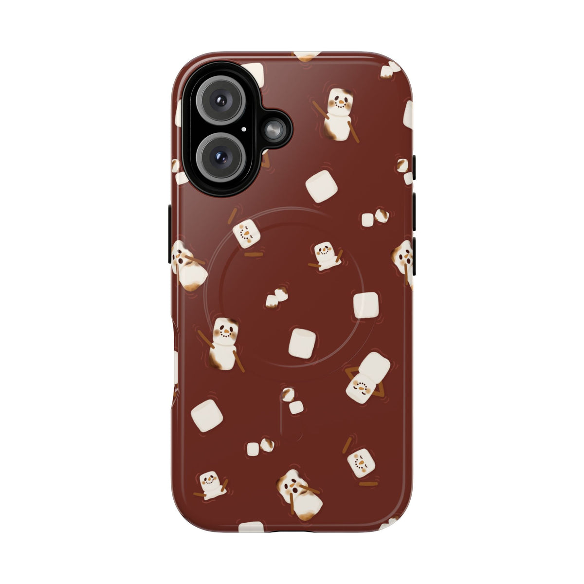 Snowman Cocoa Tough Magnetic iPhone Cases