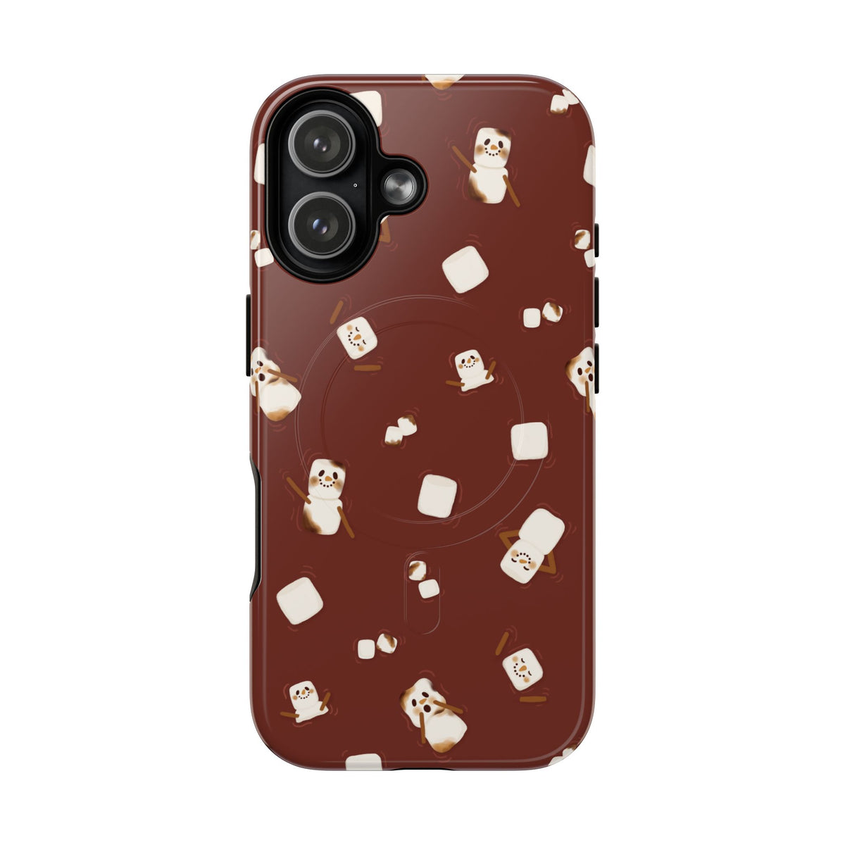 Snowman Cocoa Tough Magnetic iPhone Cases