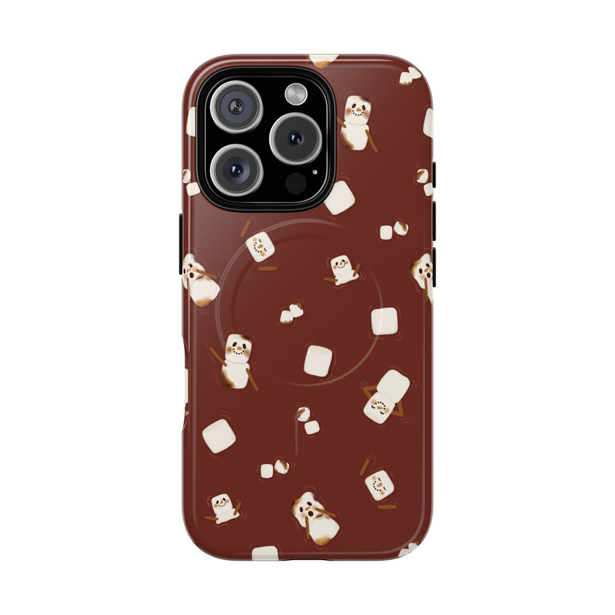 Snowman Cocoa Tough Magnetic iPhone Cases