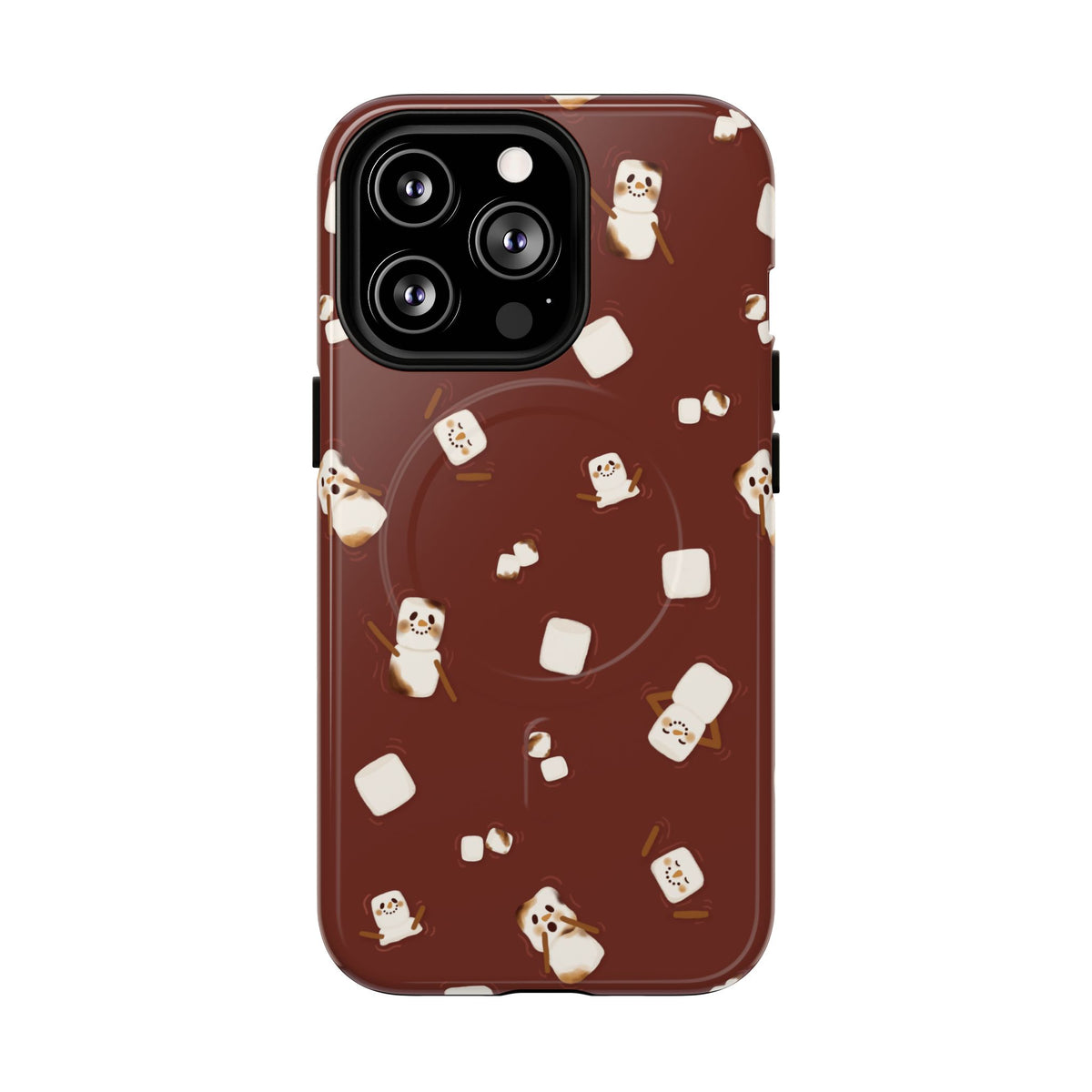 Snowman Cocoa Tough Magnetic iPhone Cases