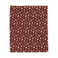 Snowman Cocoa Velveteen Plush Blanket