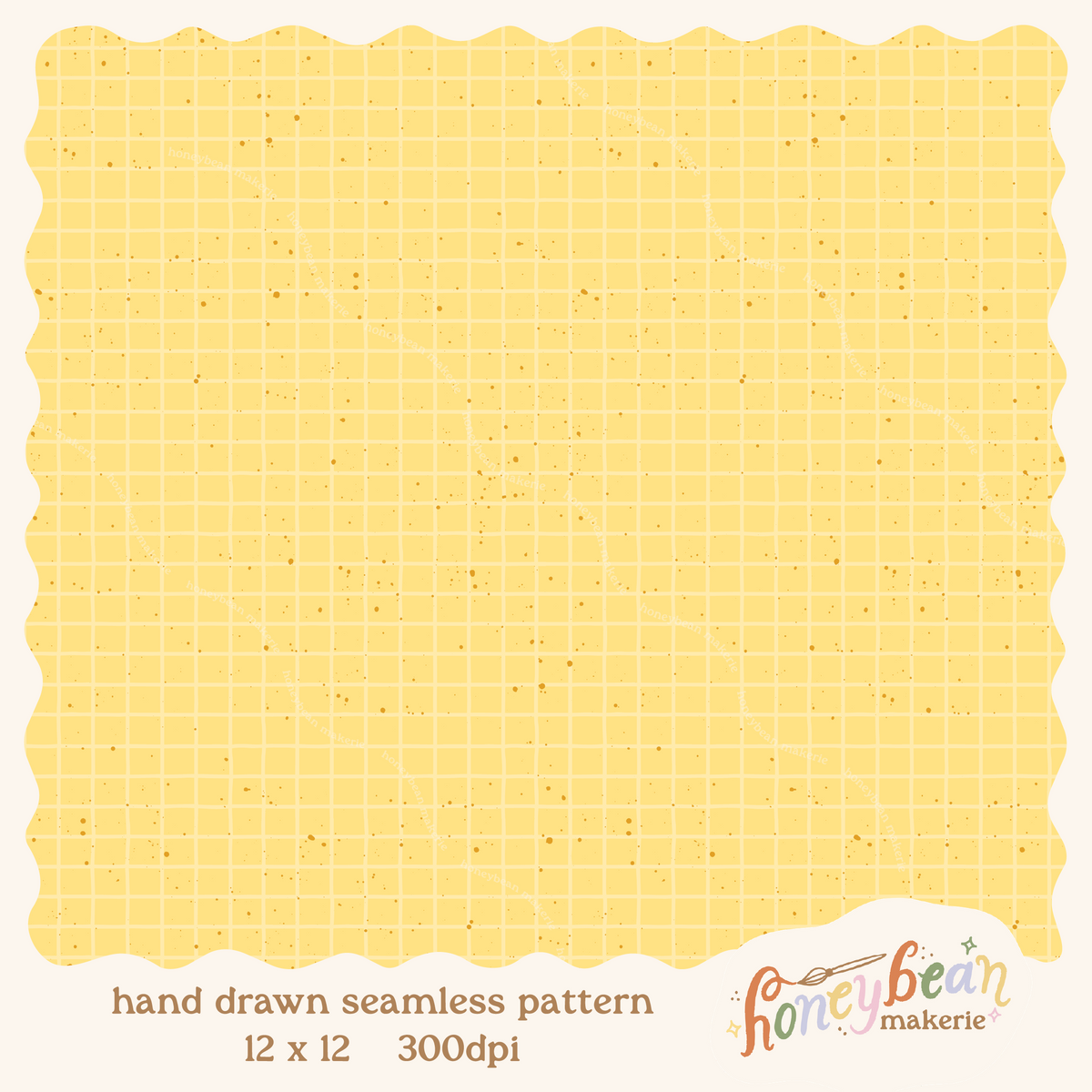 Mango Matcha Coordinate Seamless Pattern