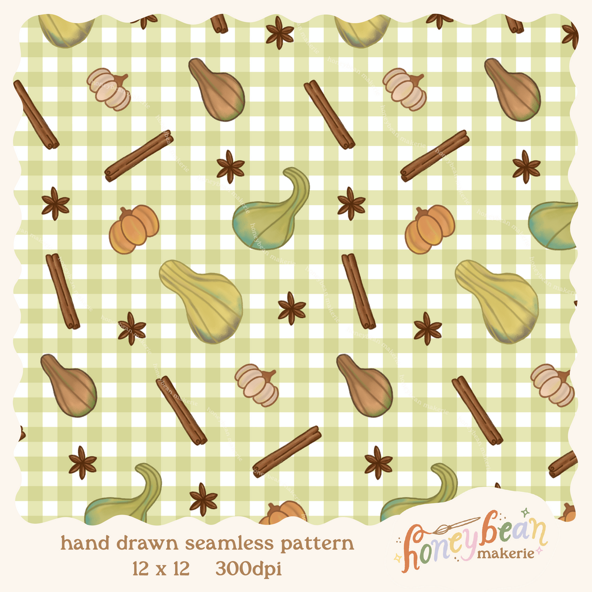 Gourdgeous Seamless Pattern