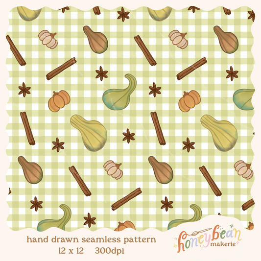 Gourdgeous Seamless Pattern