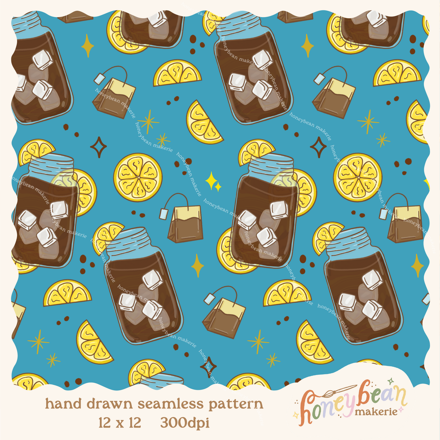 Porch Sittin Seamless Pattern