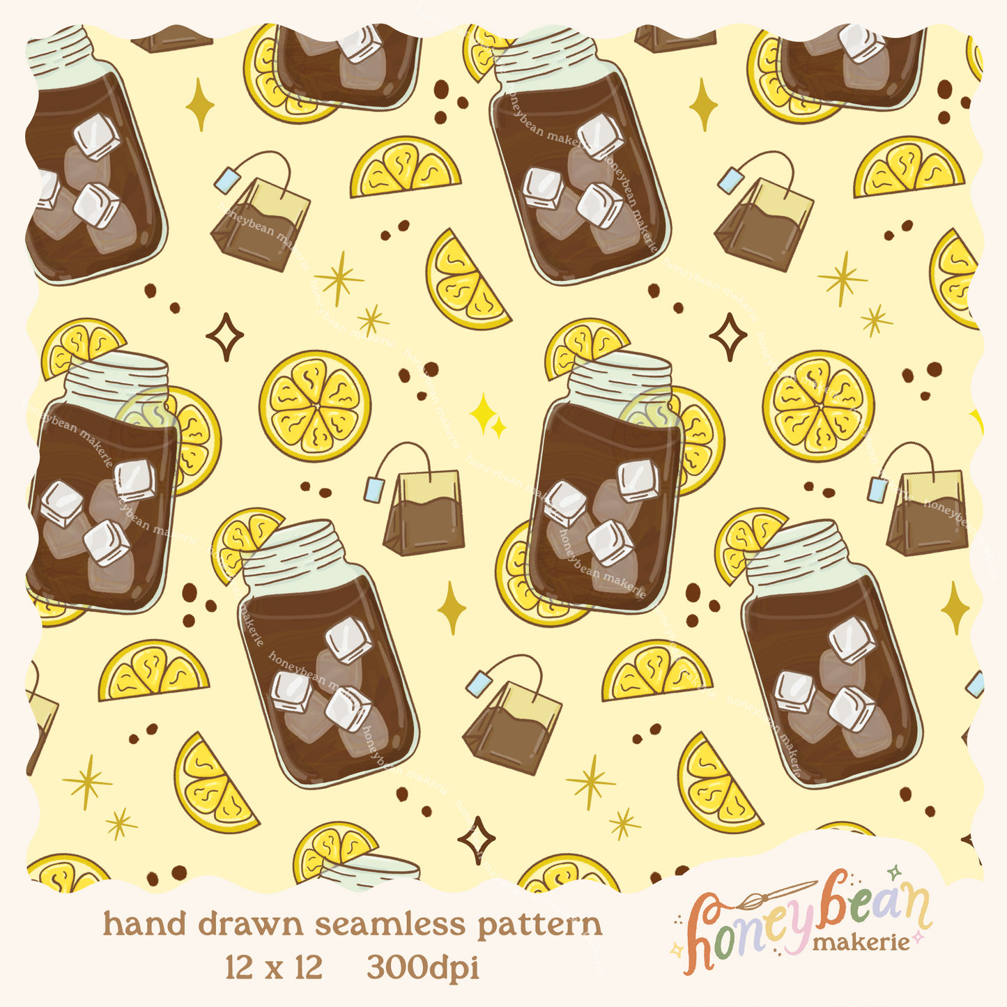 Porch Sittin Seamless Pattern