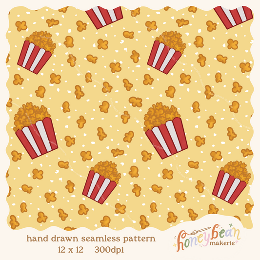 Caramel Carnival Seamless Pattern