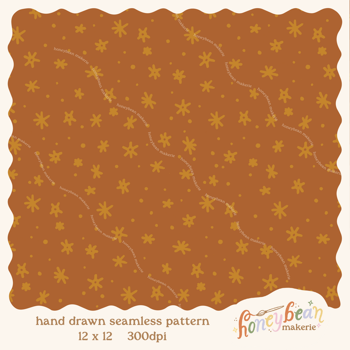 Bean's Cider Coordinate Seamless Pattern